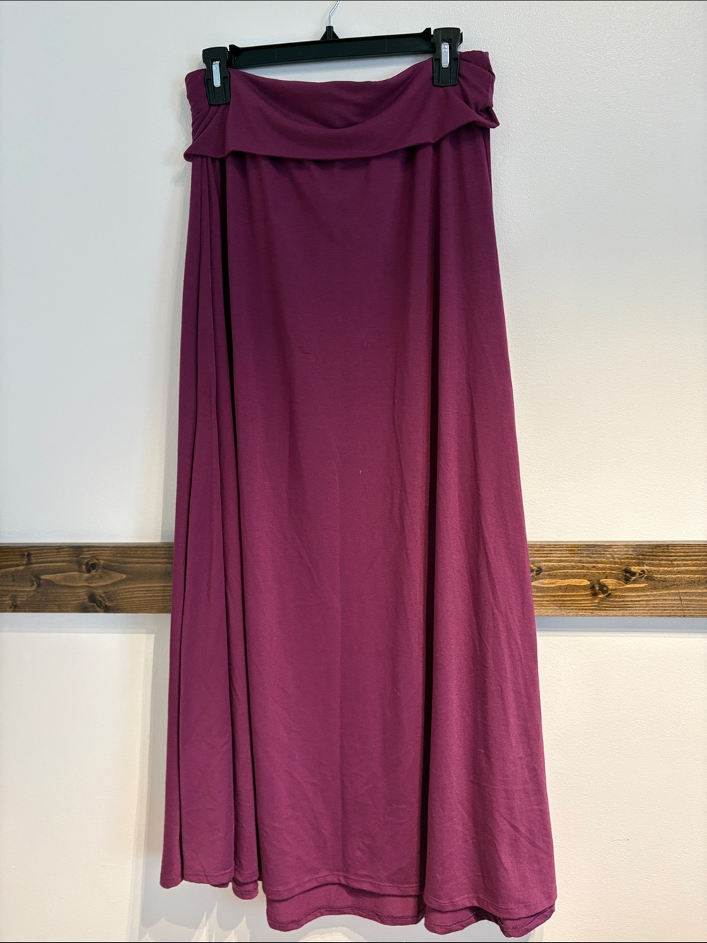 LuLaRoe Maxi Skirt in Deep Raspberry